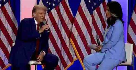 Donald Trump, Tulsi Gabbard hold town hall in Wisconsin .